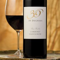 30 Degrees Private Wine Label Design