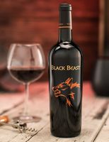Black Beast Wine Label Design
