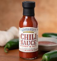 Lombardi's Chili Sauce Label Design