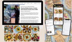 Sonoma County Marketing + Sam's Mediterranean Deli Product Photography and Square Restaurant Website