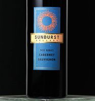 Sunburst Cellars Private Wine Label Design