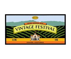 Vintage Festival 12K-5K Logo Design