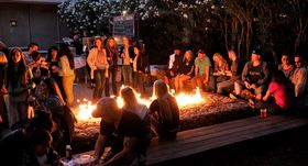 Sally Tomatoes Fire pit