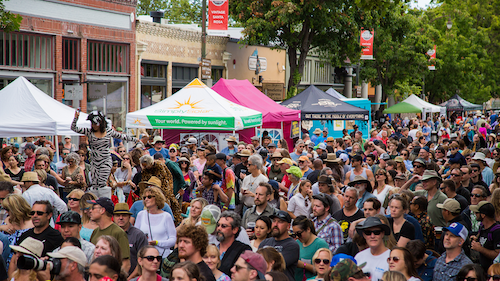 Railroad Square Music Festival crowd