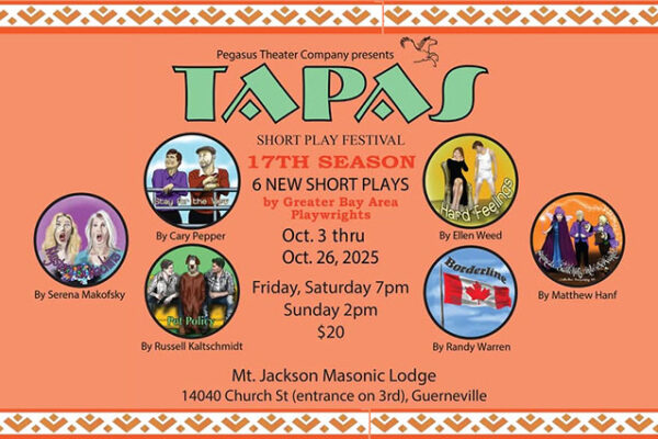 TAPAS Short Play Festival presented by Pegasus Theater Company