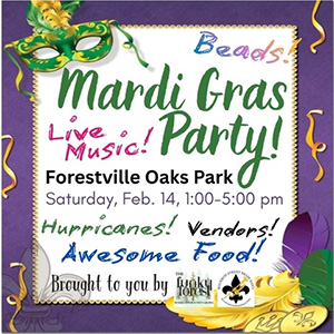 Forestville Mardi Gras Party