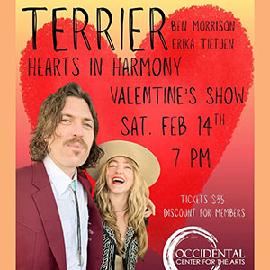 Terrier at OCA Valentines Day