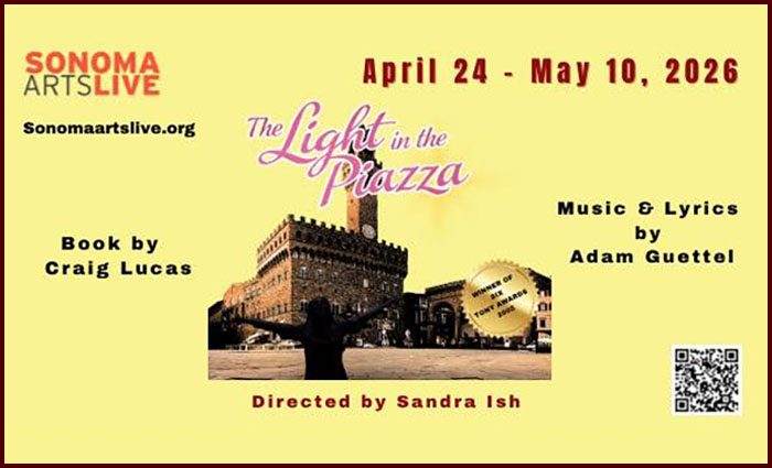 The Light in the Piazza at Sonoma Arts Live